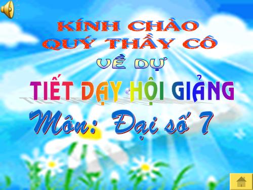 Chương I. §7. Tỉ lệ thức