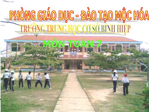 Chương IV. §7. Đa thức một biến