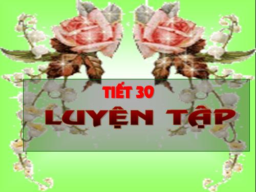 Các bài Luyện tập