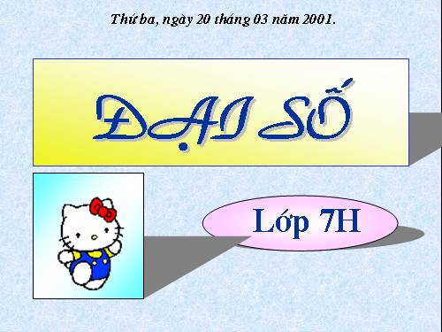 Chương IV. §6. Cộng, trừ đa thức