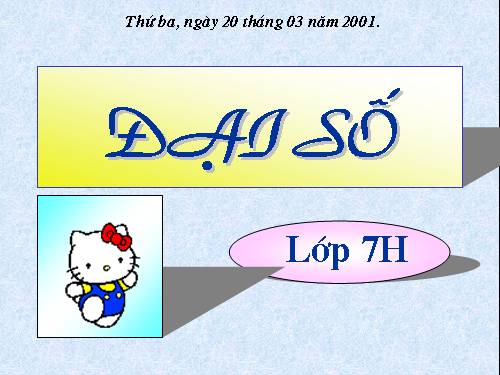 Chương IV. §6. Cộng, trừ đa thức