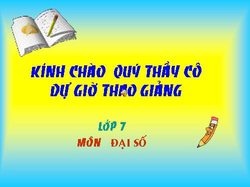 Chương IV. §2. Giá trị của một biểu thức đại số