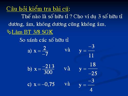 Chương I. §2. Cộng, trừ số hữu tỉ