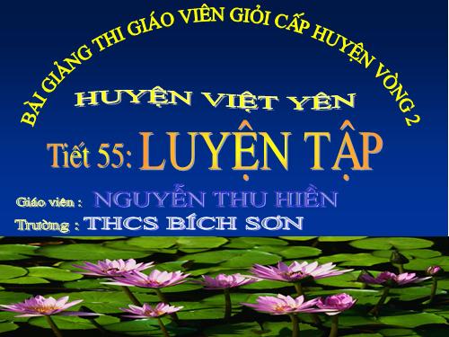 Các bài Luyện tập