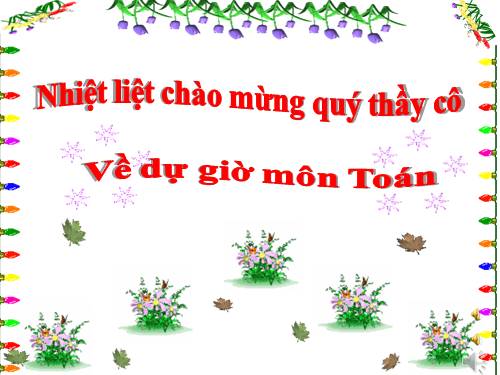 Bài toán giải bằng hai phép tính