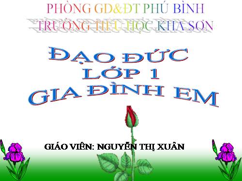 Bài 4. Gia đình em