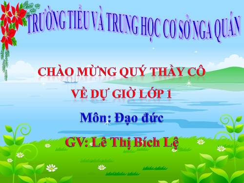 Bài 5. Lễ phép với anh chị, nhường nhịn em nhỏ