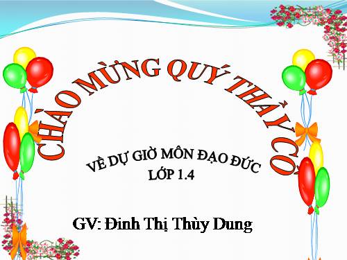 Bài 9. Lễ phép, vâng lời thầy giáo, cô giáo