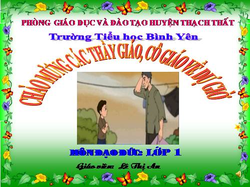 Bài 12. Cảm ơn và xin lỗi