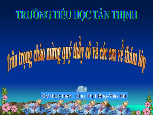 Bài 13. Chào hỏi và tạm biệt