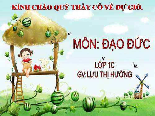 Bài 13. Chào hỏi và tạm biệt