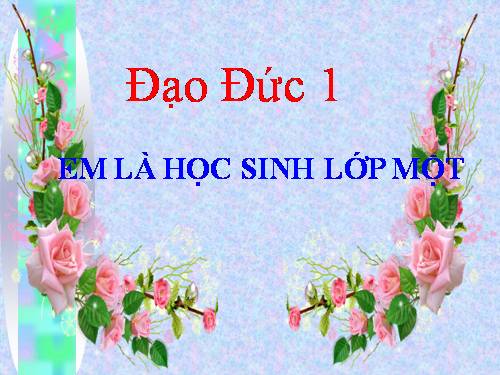 Bài 1. Em là học sinh lớp 1