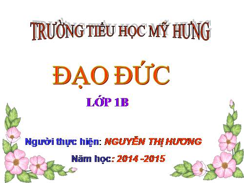 Bài 14. Bảo vệ hoa và cây nơi công cộng