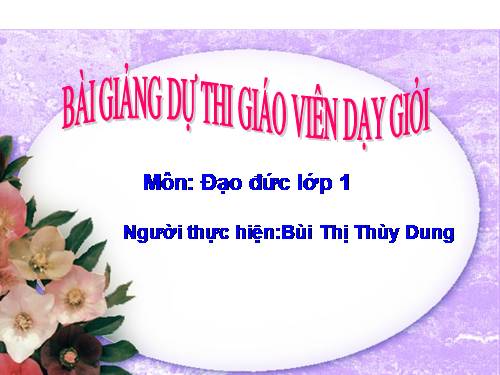 Bài 9. Lễ phép, vâng lời thầy giáo, cô giáo