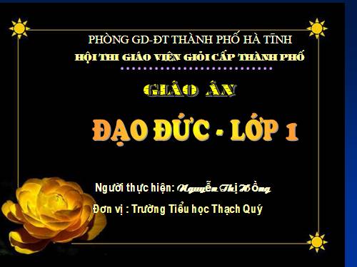 Bài 12. Cảm ơn và xin lỗi