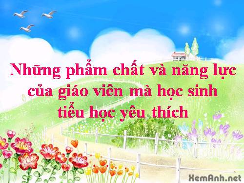 Nhân cách GV Tiểu học