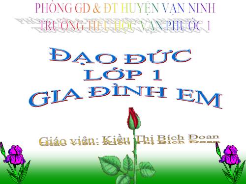 Bài 4. Gia đình em