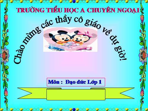 Bài 7. Đi học đều và đúng giờ