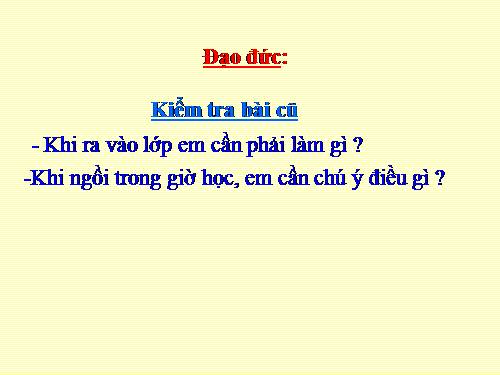 Bài 9. Lễ phép, vâng lời thầy giáo, cô giáo