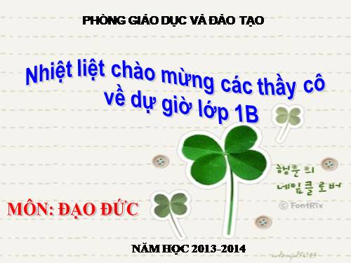 Bài 7. Đi học đều và đúng giờ