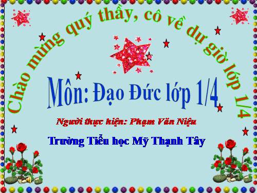 Bài 8. Trật tự trong trường học