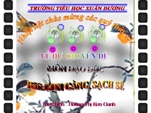 Bài 2. Gọn gàng, sạch sẽ