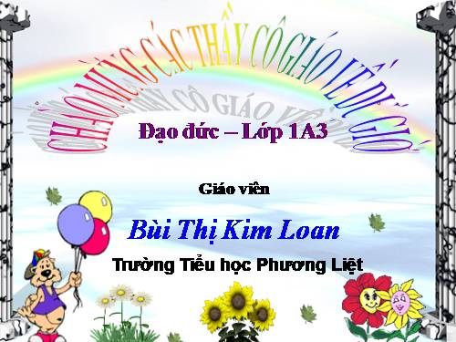 Bài 13. Chào hỏi và tạm biệt