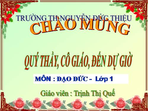 Bài 7. Đi học đều và đúng giờ