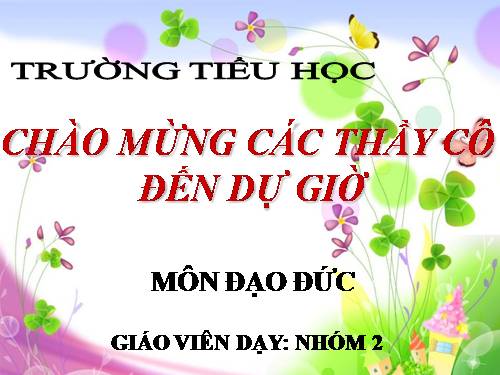 Bài 13. Chào hỏi và tạm biệt