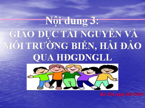 Giáo dục bảo vệ môi trường biển đảo