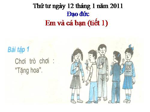 Bài 10. Em và các bạn