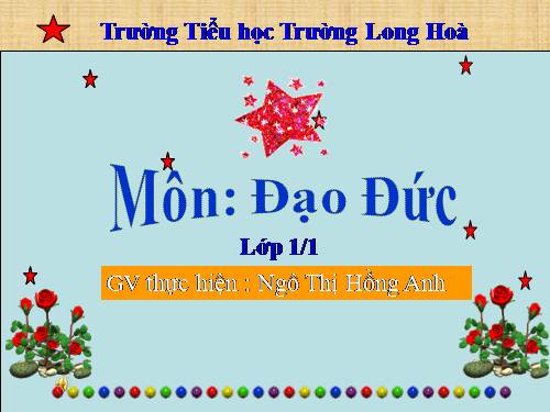 Bài 8. Trật tự trong trường học