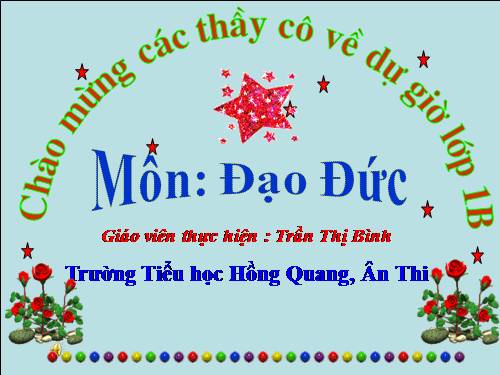 Bài 8. Trật tự trong trường học