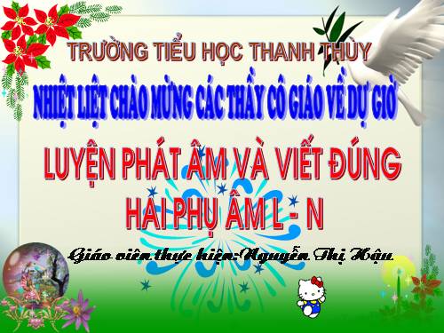 luyện phát âm l-n