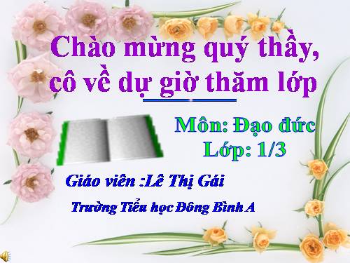 Bài 9. Lễ phép, vâng lời thầy giáo, cô giáo