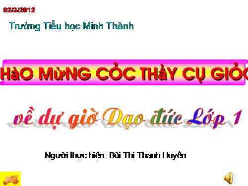 Bài 12. Cảm ơn và xin lỗi