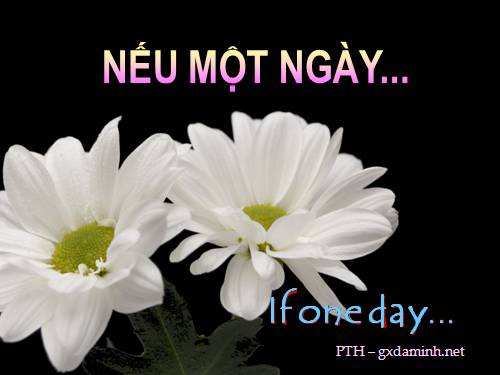 Nếu một ngày...