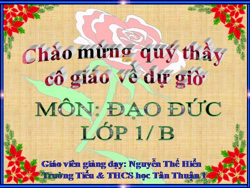 Bài 7. Đi học đều và đúng giờ