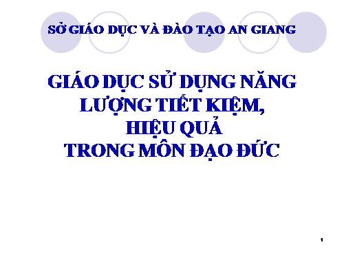 Môn Đạo đức