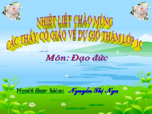 Bài 6. Nghiêm trang khi chào cờ