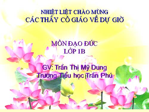 Bài 7. Đi học đều và đúng giờ