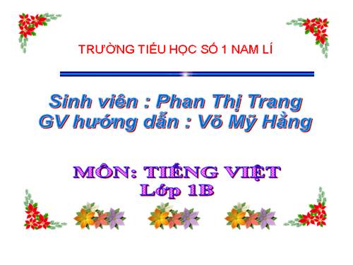 Bài 13. Chào hỏi và tạm biệt