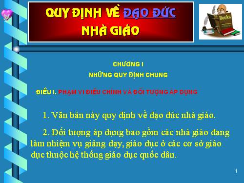 Đạo đức nhà giáo