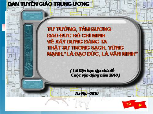 XÂY DỰNG ĐẢNG TA