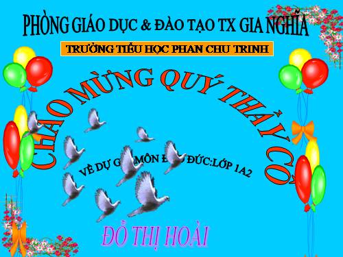 Bài 9. Lễ phép, vâng lời thầy giáo, cô giáo