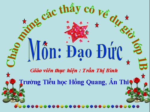 Bài 8. Trật tự trong trường học