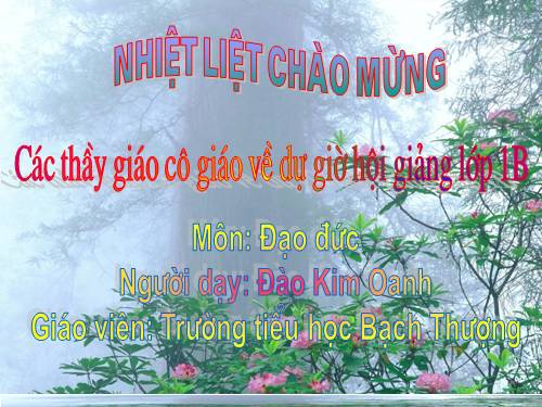 Bài 8. Trật tự trong trường học