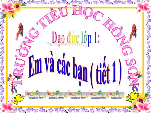 Bài 10. Em và các bạn