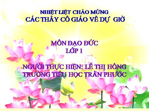 Bài 7. Đi học đều và đúng giờ