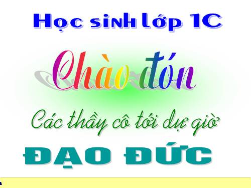 Bài 8. Trật tự trong trường học